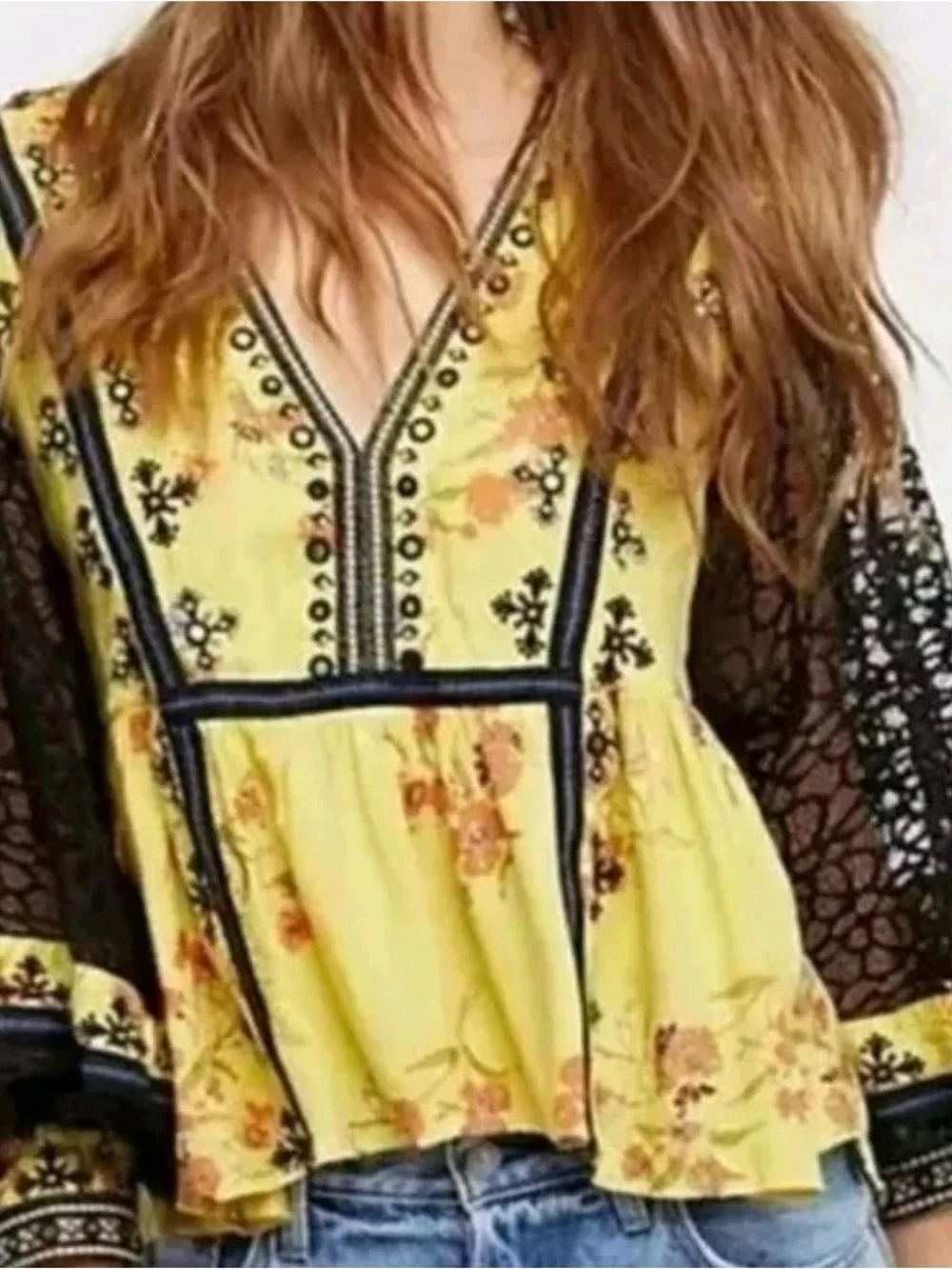 Free People Boogie All Night Top